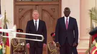 State Visit by Chancellor of Germany, H.E Olaf Scholz, State House, Nairobi.