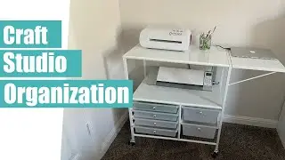 My New Die Cutting Station! | Craft Room Organization | Michaels Essex Cart