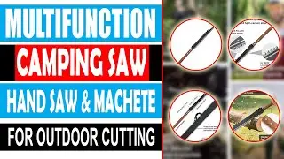 Wielofunkcyjna piła kempingowa 🔪 Piła ręczna i maczeta
