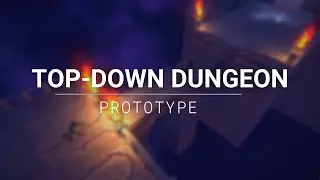 Top-Down Dungeon Game Prototype made in #Unity (Portfolio Video)