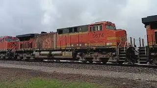 Railfanning the BNSF's Southern Transcon at Toluca, IL Ft. 65 MPH Hotshots Intermodals! Part 2