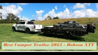 Best Off-Road #camper #robson MDC XTT setup and #goldfossicking in Creek #campingaustralia