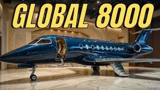 Внутри Bombardier Global 8000 стоимостью 80 миллионов долларов