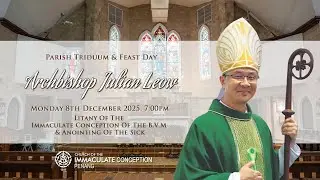 Parish Feast Day Triduum Mass. Monday 8 December 2025