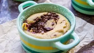Chocolate Chip Cookie Lava Cakes - Hot Chocolate Hits