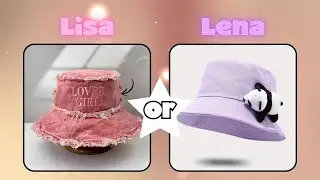 LISA or LENA 🌈💖✨PINK or PURPLE 💍👢 #lisaorlena #viral #trending 🌈💖✨