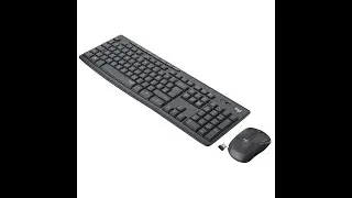 #Logitech MK295 Wireless Keyboard and Mouse Combo with  #SilentTouch Technology