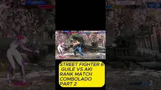 STREET FIGHTER 6 GUILE VS AKI RANK MATCH part 2 #streetfigher6 #stre etfighterv #streetfighter4