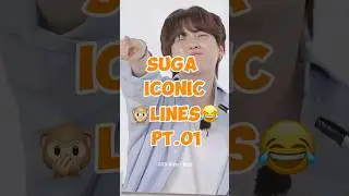 BTS SUGA&rsquo;s Funniest & Most Iconic Lines Ever!😎😅#bts#funny#shorts