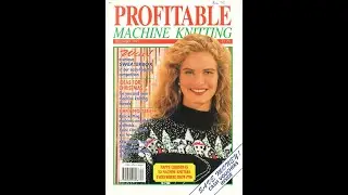 Profitable machine knitting magazine №12 1991 Fashion magazine in english
