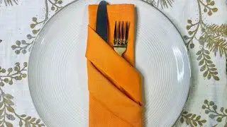 Двойная диагональная салфетка с карманом