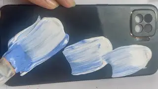 Phone cover painting ideas#easy way to paint#acrylicpainting#artideas#phone cover#drawing