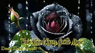 🎵 Deep Sleep & Relaxing Music with Fresh Black Rose Visuals ✿ | ZAMPONA and NEW AGE AMERICANA MUSIC🦯