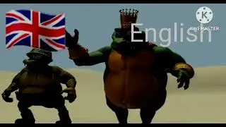 King K. Rool Chasing General Klump - Multilanguage in 6 languages - Pitch Black