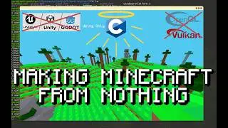 My 54kb minecraft clone made without a graphics library