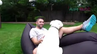 Tuzech Lay Bag Inflatable Air Lounge  A Product By AwsmBroZ  India