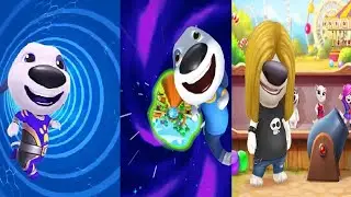 TALKING TOM LITTLE WARRIOR VS TALKING TOM GOLD RUN 2 VS TALKING TOM bubble shooter TALKING HANK