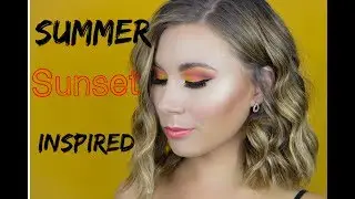 SUMMER SUNSET Inspired Makeup Look
