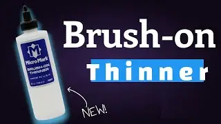Micro-Mark Brush-on Thinner, 8 oz