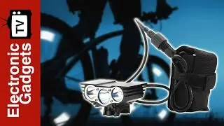 CREE XM-L U2 Bike Light with Rechargeable Battery Pack and 3000 Lumens