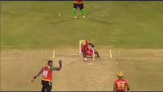 Romario Shepherd KNOCKS OVER Chadwick Walton with a Rocket! | CPL 2023 Final