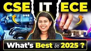 CSE vs IT vs ECE? Best Engineering Branch in 2025? #BTech2025 #CSE #IT #ECE #Engg #IIT #BTechJobs