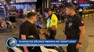 Alanya'da eğlence mekanları denetlendi -Dim TV Haberler