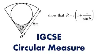 IGCSE - Circular Measure (Past Year 1/3)