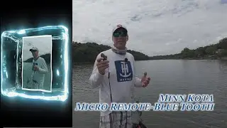 Beaver Lake fishing guide Brad Wiegmann reveals features on the Minn Kota Mirco Remote Bluetooth