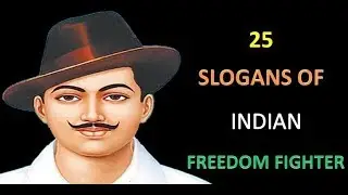 Slogan of Indian freedom fighter