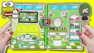 Toca Life World Quiet Book#52 Keroppi Green House In Quiet Book