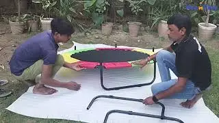 Hop N Play 55-inch Kids Trampoline: Safe, Fun, and Easy Installation Guide!