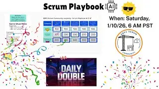 Scrum Playbook AI Jeopardy Encore: 5 Categories of Construction Scrum Reality