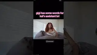 Uhh ohh GIgi addresses breakup #kaicenat #gigi