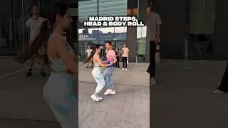 Madrid Steps, Head Roll & Body Roll🌱#bachata #dance #tutorial #dancetutorial #trending #duesseldorf