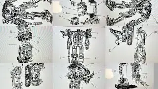 Huge news ROBOSEN Transformers generation one devastator More images updates incredible G1 combiner