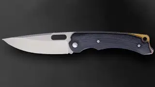 The Bladerunners Systems Navajo In Black G10 With M390 Blade Steel. A Dervish Knives Design!