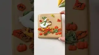 Cozy Fall Cookie Idea 🪿 Recipes and Cutters link in bio #cookiedecorating #satisfying #asmr #ideas