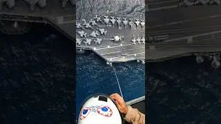 Footage shows Iranian Army tracking Aircraft carr. USS Eisenhower in Persian gulf #military #viral