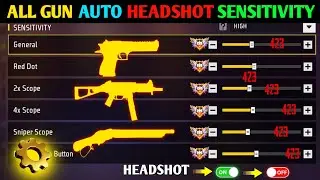 2025 ( BEST SENSITIVITY) FOR HEADSHOT || FREE FIRE SECRET SENSITIVITY 