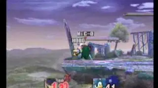Super Smash Brothers Brawl: Ike (me) vs Sonic(Hood)