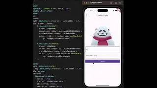 Flutter login animation with rive file and flutter_rive_login package