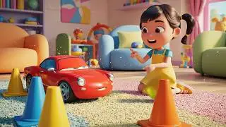 Seis Pequeños Coches de Juguete Zoom Zoom | Canciones Infantiles y Rimas para Niños