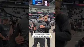 Luka greets the Mavs 👀