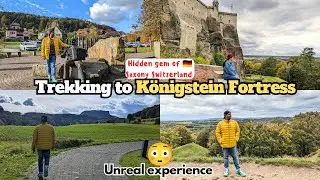 🇩🇪Epic Trek to Königstein Fortress! Discover the Hidden Gems of Saxony Switzerland😲 #germany #vlogs