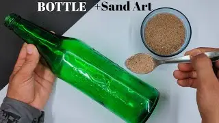 DIY- Bottle Art // Quick And Easy Bottle Art For Beginners // DIY Bottle Art