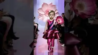 A super cute baby walking confidently on a runway 🌸 #trending#shorts #short #shortvideo  #viralvideo