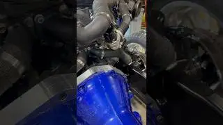 48re swapped compound turbo lly duramax #duramax #duramaxdiesel #cummins #cumminsdiesel #lly #turbo