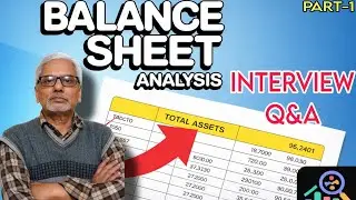 COMPANY FINANCIAL HEALTH ANALYSIS | BALANCE SHEET |PROFIT&LOSS | INTERVIEW Q&A| #interview #account 