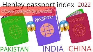 HENLEY passport index 2022**What is passport rank of india???/&times;DESH BHAKT OFFICIAL explain))